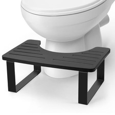 Bamboo Toilet Stool,Potty for Pooping,Portable Squatting Pan with Dual Anti S... Turkish-Style Toilet price
