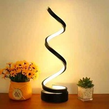 Spiral Table Lamp, For Bedroom Office Nightstand Bookshelf Living Room Home Deco Office Nightstand price