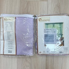 Stylemaster Priscilla Breeze Sheer Curtains Lilac 60 x 63 Set of 2 New Air Curtains price