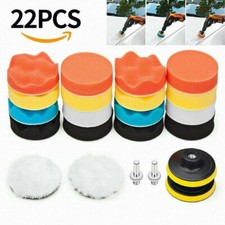 22pc 3" Car Buffing Pads Polishing Sponge Set Waxing Foam Polisher Kit for Drill Polisher / Polishing Machine price