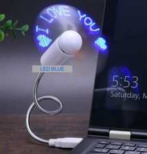 LED USB FAN LIGHT cooling air cooler flexible for laptop desktop computer pc/mac Laptop Fan price