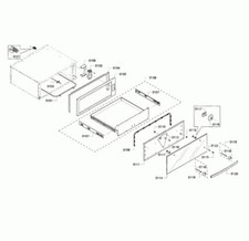🛠️Genuine OEM Bosch Warming Drawer 675436 00675436 Built-in Warming Drawer price