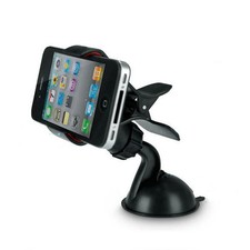 Black Car Mount Holder Bracket Cradle Stand f iPhone 5S HTC Samsung Mobile Phone Mobile Phone Car Kit price