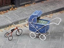 Royal Model 1/35 Baby Pushchair (Baby Carriage, Pram, Stroller) and Tricycle 731 Strollers and Prams price