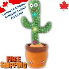 Talking & Singing Dancing Cactus Plush Toy Kids Glow Interactive FREE SHIPPING Baby Toys price