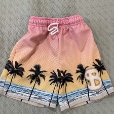 BKTSQD Bucket Squad Youth Medium Shorts YM sunset palm trees Boys' Shorts price