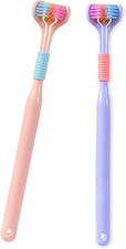 2Pcs Three-Sided Soft Hair Tooth Toothbrush, Travel Toothbrush for Complete Teet Toothbrushes price