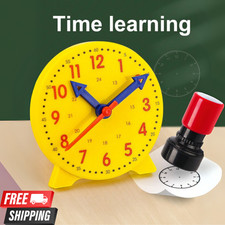 Learning Clock for Teaching Time Resources Time Activity Home & School Supplies Educational Toy price