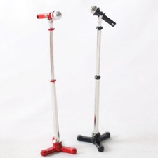 2Pcs Microphone Stand 1:12 Scale Dollhouse Miniatures Concert Hall Accessories Hall Stand price