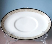 Royal Doulton Abbey Hall Gravy Boat Stand Underplate Only Champagne Band U.K New Hall Stand price