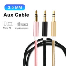Headphone Aux Cable Audio Lead 3.5mm Jack to Jack Stereo PC Car Male Phone 1m Audio Cable price
