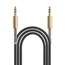 3.5mm Auxiliay AUX Male to Male Stereo Audio Cable Cord 1X Audio Cable price