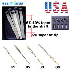 Dental Endodontic Fiber Post Root Canal Pin Screw Quartz Glass Posts + 4 Drills Drills price