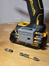 3D Printed Magnetic Drill Bit Holder for 20V MAX Dewalt Drills (LEFT SIDE) Drills price