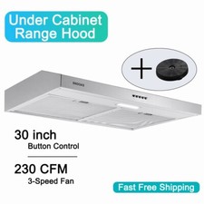 Kitchen Range Hood 30 inch Under Cabinet Cook Vent 230CFM Fan Ducted/Ductless Built-in Range Hoods price