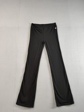 Champion Girls Leggings L Black Logo Flared Leg Stretch Compression Pull On Girls' Leggings price