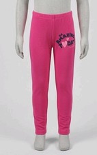 Girls Pink Leggings Size 8 Be Amazing Today Graphic Print Casual Pants Comfy Girls' Leggings price