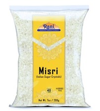 Rani Misri (India Sugar Crystals) 7oz (200g) Granulated and Cube Sugar price