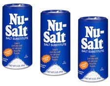 Nu-Salt Salt Substitute (Sodum Free), 3 Oz. - Pack of 3 Salt price