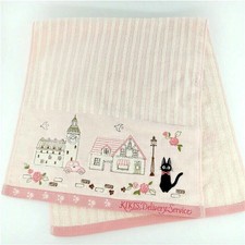 Kiki's Delivery Service Black Cat Pink House Hand Face Towel Cotton 35*80cm Hand / Face Towel price