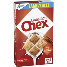 Cinnamon Chex Cereal, Gluten Free Breakfast 19.2 Ounce (Pack of 1) Breakfast Cereal price