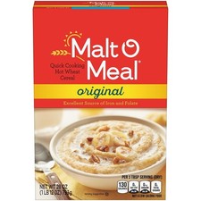 Malt-O-Meal, Original Malt-O-Meal Hot Breakfast Cereal, Quick Cooking- 28 Ounces Breakfast Cereal price
