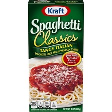 Kraft Spaghetti Classics Tangy Italian Easy Pasta Meal with Spaghetti Spice M... Pasta price