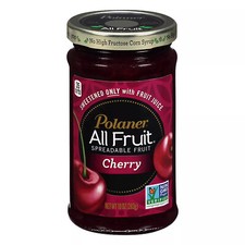 Polaner CHERRY All Fruit Spreadable Fruit 10 oz Jam Juice NO GMO Spreadable price