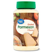 Great Value grated parmesan Cheese, 16 oz bottle 20, Calories per serving Cheese price