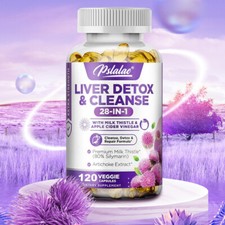 28-In-1 Liver Detox & Cleanse - Liver Support Supplements - with Milk Thistle Milk price