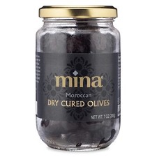 Mina  Moroccan Dry Cured Black Olives  7 oz Olives price