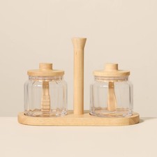 Glass Honey and Jam Serve Containers and Caddy - Hearth & Hand Honey and Jam price