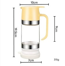 10.65 oz. No Drip Glass Honey Dispenser Jar Press-type drip sealed syrup and jam Honey and Jam price