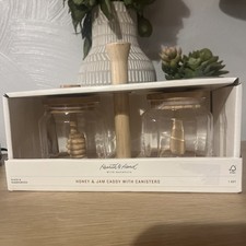 Glass Honey and Jam Serve Containers and Caddy - Hearth & Hand Honey and Jam price
