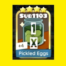 1 x Pickled Eggs 4⭐ - Golden Blitz - Mono_Poly_Go (FAST) Eggs price