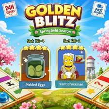 💫 Monopoly Stickers Golden Blitz Go ✨ Pickled Eggs & Kent Brockman ✨FAST SEND Eggs price