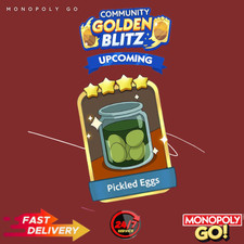 MONO.POLY GO - GOLDEN BLITZ. 🔥 4 ⭐️ Pockled Eggs - ( SET 18 )  🔥 Eggs price