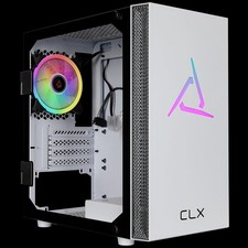 CLX Sphynx Micro Tower White, Tempered Glass, Full Size Window, no PSU, MATX PC Cases price