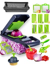 16 in 1 Vegetable Fruit Chopper Cutter Food Onion Veggie Dicer Slicer Kitchen US Vegetables price