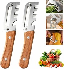2Pcs Vegetable Peeler 3 in 1 Multi-Functional for Kitchen Stainless Steel Peeler Vegetables price