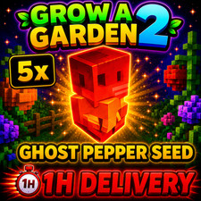 🪴Grow a Garden 2🪴 | 🌶️ 5x GHOST PEPPER SEED🌶️ | 🔴1 HOUR DELIVERY🔴 Fruits price