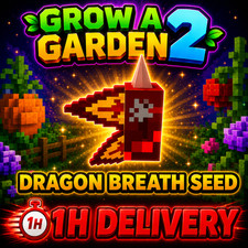 🪴Grow a Garden 2🪴 🐲 DRAGONS BREATH SEED 🐲  🔴1 HOUR DELIVERY 🔴 Fast & Quick Fruits price