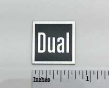 Dual Turntable Badge Logo For Dust Cover or Plinth Custom Made Aluminum Badge price