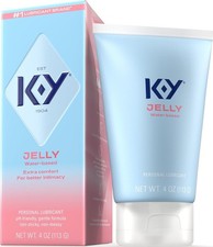 K-Y Jelly Personal Lubricant Water Based Lube for Wetter Sex 4 oz NEW Water price