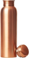 34oz Pure Copper Water Bottle - Handmade Smooth Finish - Ayurvedic Health Water price