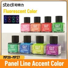 Stedi Water-based Fluorescent Panel Liner 40g for Model Panel Line Accent Color Water price