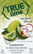 TRUE CITRUS TRUE LEMON DRINK MIX, CRYSTALLIZED LIME, 32 PACKETS Lemonade and Fruit Juice price
