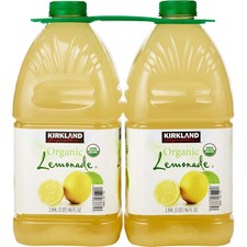 Kirkland Signature Organic Lemonade, 96 fl oz, 2-count Lemonade and Fruit Juice price