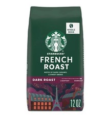 Starbucks French Roast, Whole Coffee Beans,Dark Roast Hot or Iced Coffee, 12 oz. Iced Coffees price