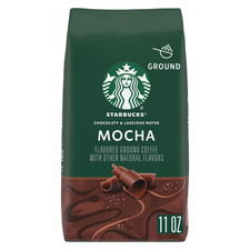 Starbucks Mocha Ground Coffee 11 oz Chocolate Flavored Hot Iced Coffee Iced Coffees price
